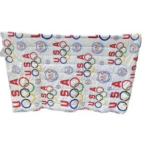 USA Olympics United States Olympic Committee Comforter Blanket bedspread Vintage